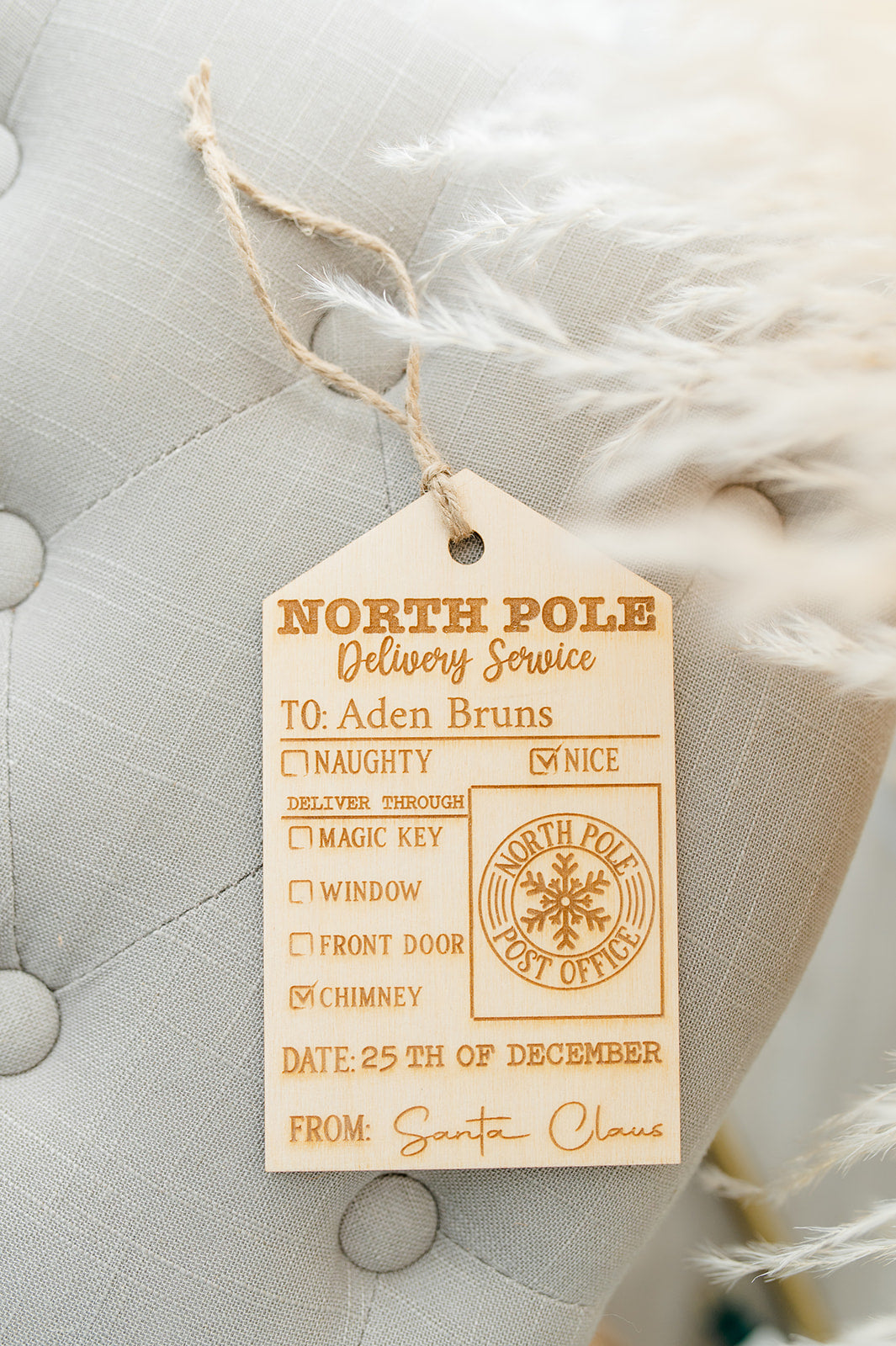 Santa Delivery Gift Tag